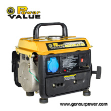 0.75kw 220v 50hz portable gasoline generator with 2 stroke 63cc gasoline engine